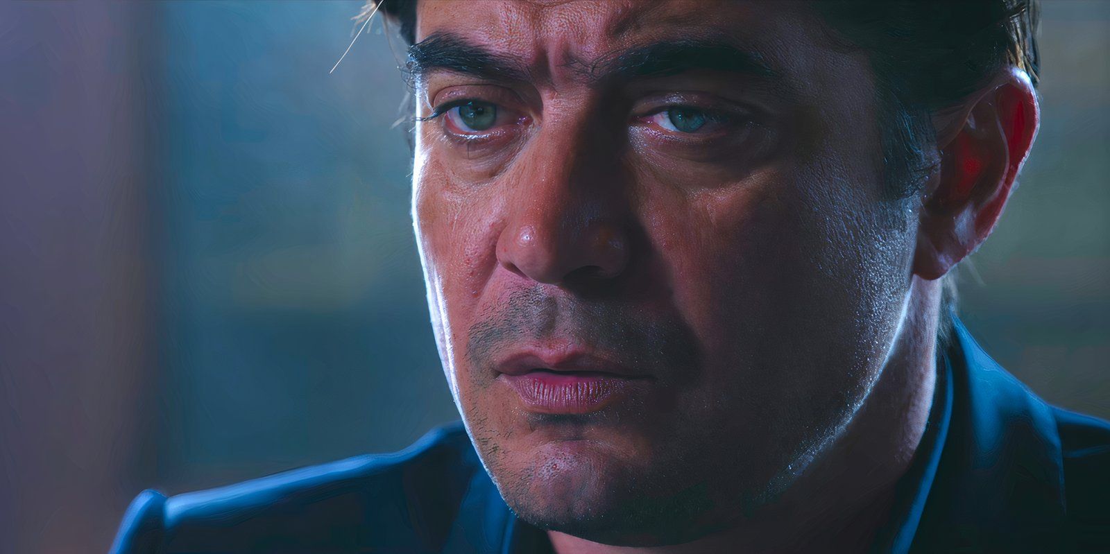 Riccardo Scamarcio as Pietro looking dejected in Vanished into the Night