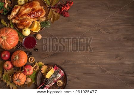 Thanksgiving Dinner Background