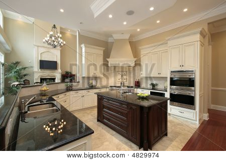 Kitchen In Contemporary Home