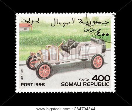 Somali Republic - Circa 1998 : Cancelled Postage Stamp Printed By Somali Republic, That Shows Itala 