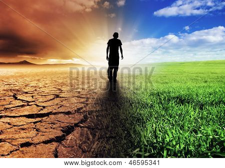 A Climate Change Concept Image