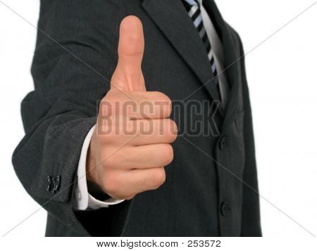 Man's Hand With Thumb Up