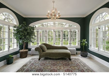 Sun Room In Luxury Home