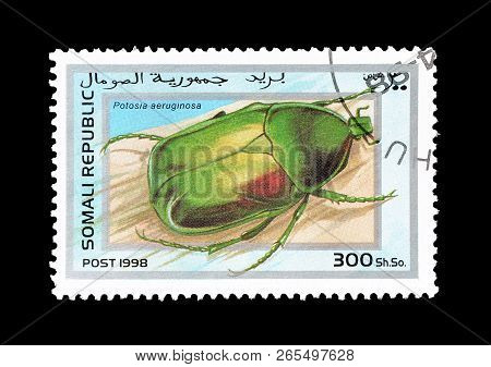 Somali Republic - Circa 1998 : Cancelled Postage Stamp Printed By Somali Republic, That Shows Potosi