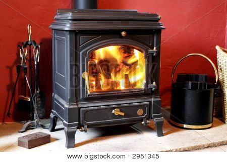 Traditional Stove Fireplace