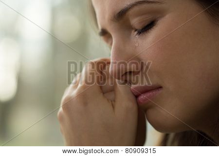 Young Woman With Problems