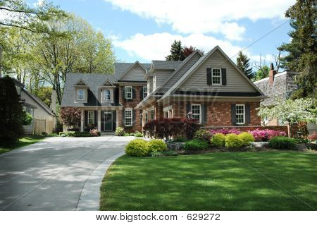 House With Black Shutters