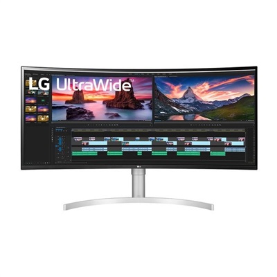 LG 38WN95C-W 38" UltraWide QHD+ IPS Curved Monitor with Thunderbolt 3 Connectivity