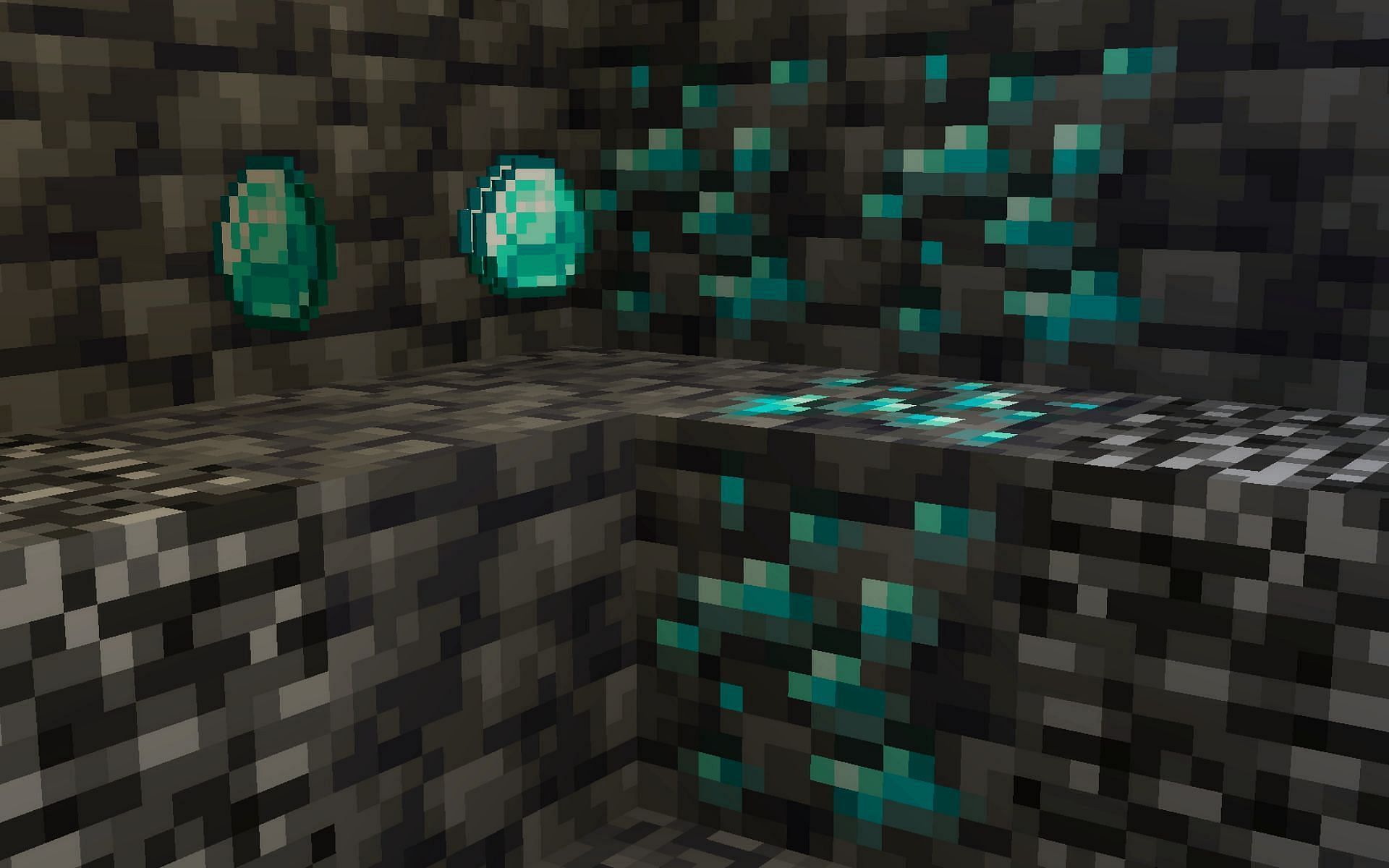 Learn how to get lots of diamonds (Image via Mojang Studios)