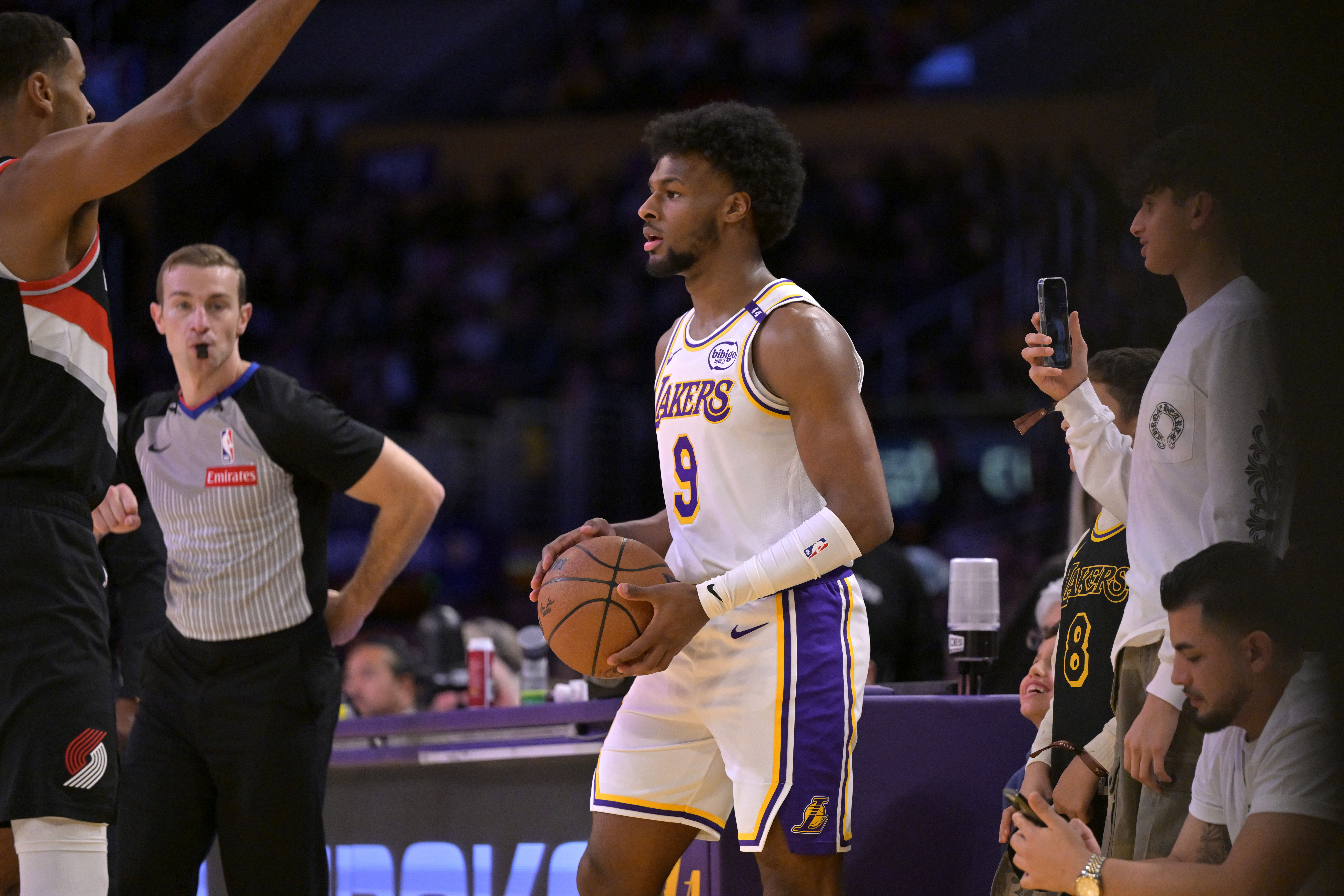 NBA: Portland Trail Blazers at Los Angeles Lakers - Source: Imagn