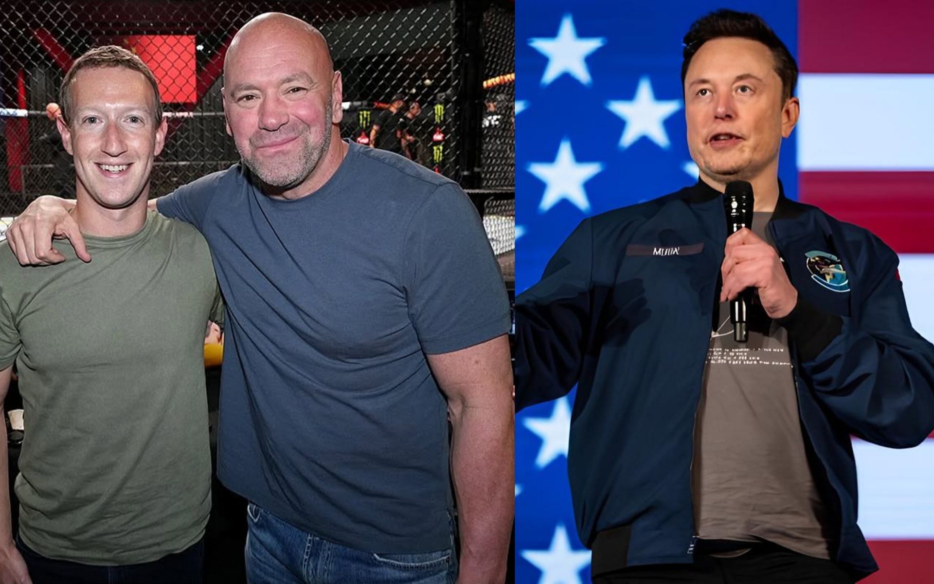 Dana White will work with Mark Zuckerberg in the Board of Directors [ Image Courtesy: @danawhite on Instagram and @elonmusk on X]