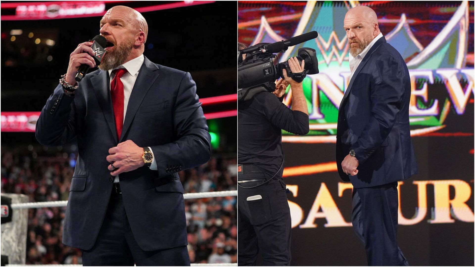 Triple H is a WWE Hall of Famer. (Images via: WWE.com)