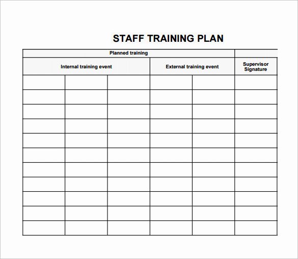 Employee Training Program Template Best Of Training Plan Template 19 Download Free Documents In