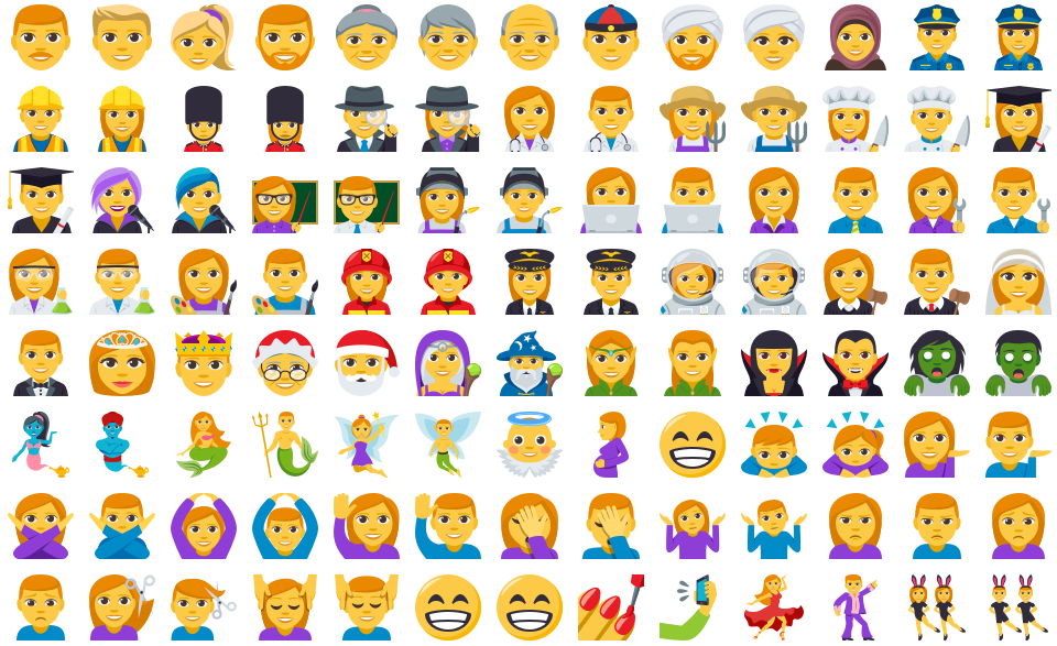 List Of Windows 10 Smileys People Emojis For Use As