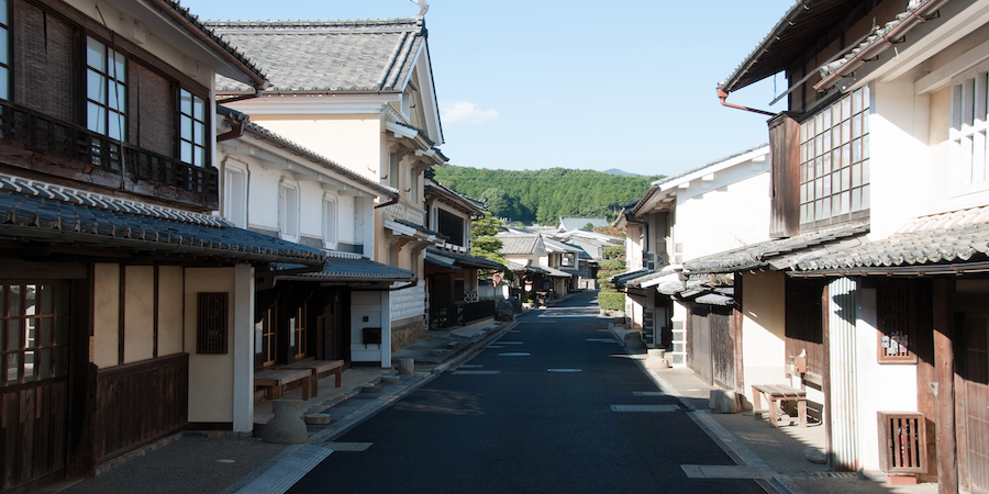 【45.6 km】八日市・護国の町並み