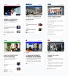 This image shows examples of how some publishers in Belgium will appear using News Showcase panels.