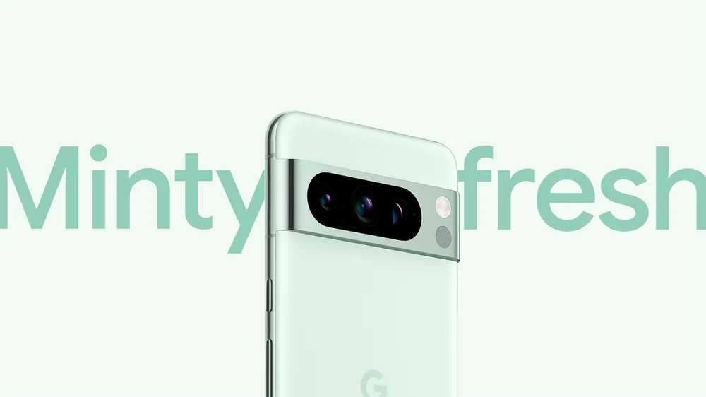 Video showing new Pixel Mint colour