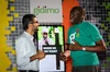 Sundar Pichai and Gidi Mobile’s Tunji Adegbesan at Google for Nigeria in 2017
