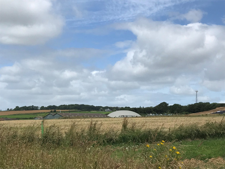 The digester site.