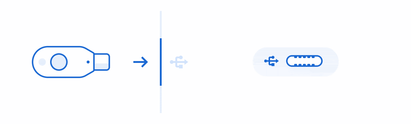 USB-C + NFC security key