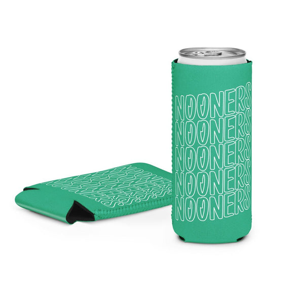 Nooners Can Cooler (Green)-Drinkware-Nooners-Barstool Sports