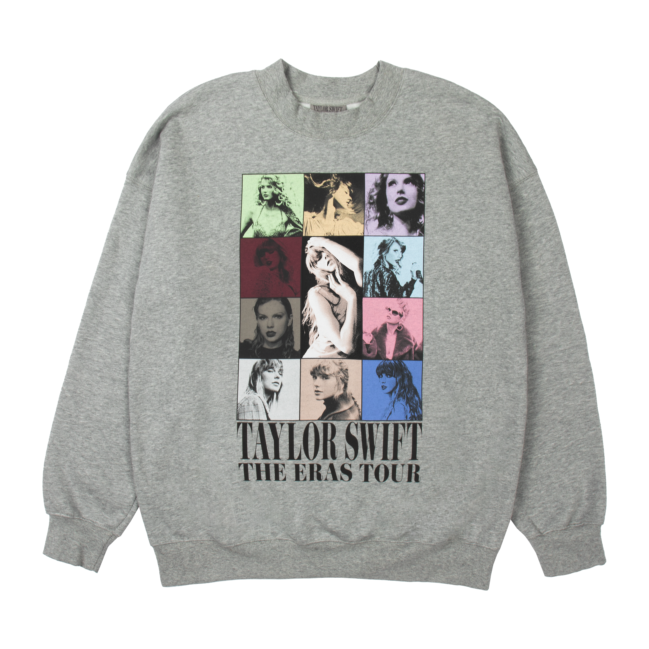 Taylor Swift | The Eras II Tour Gray Crewneck Front