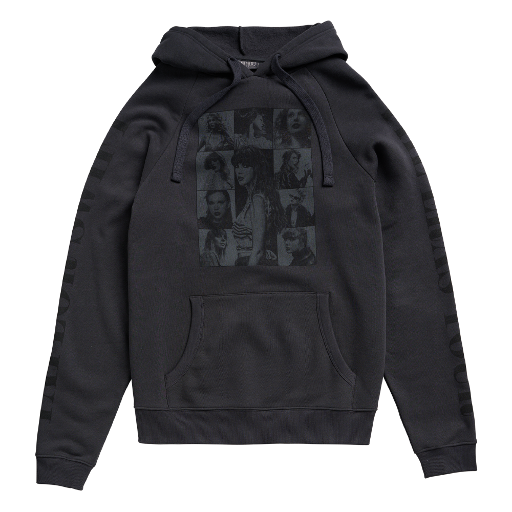 Taylor Swift | The Eras Tour US Dates Black Hoodie Front