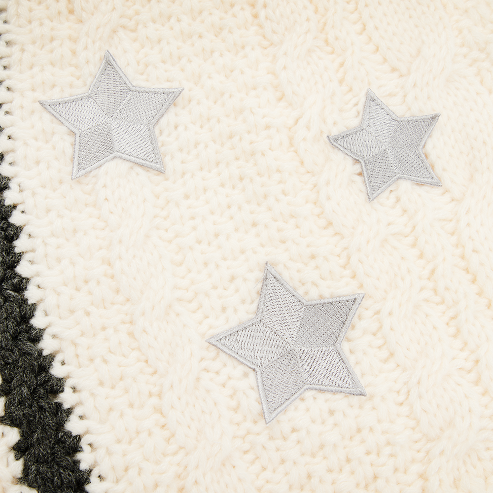 folklore Album Cardigan Scarf Star Detail