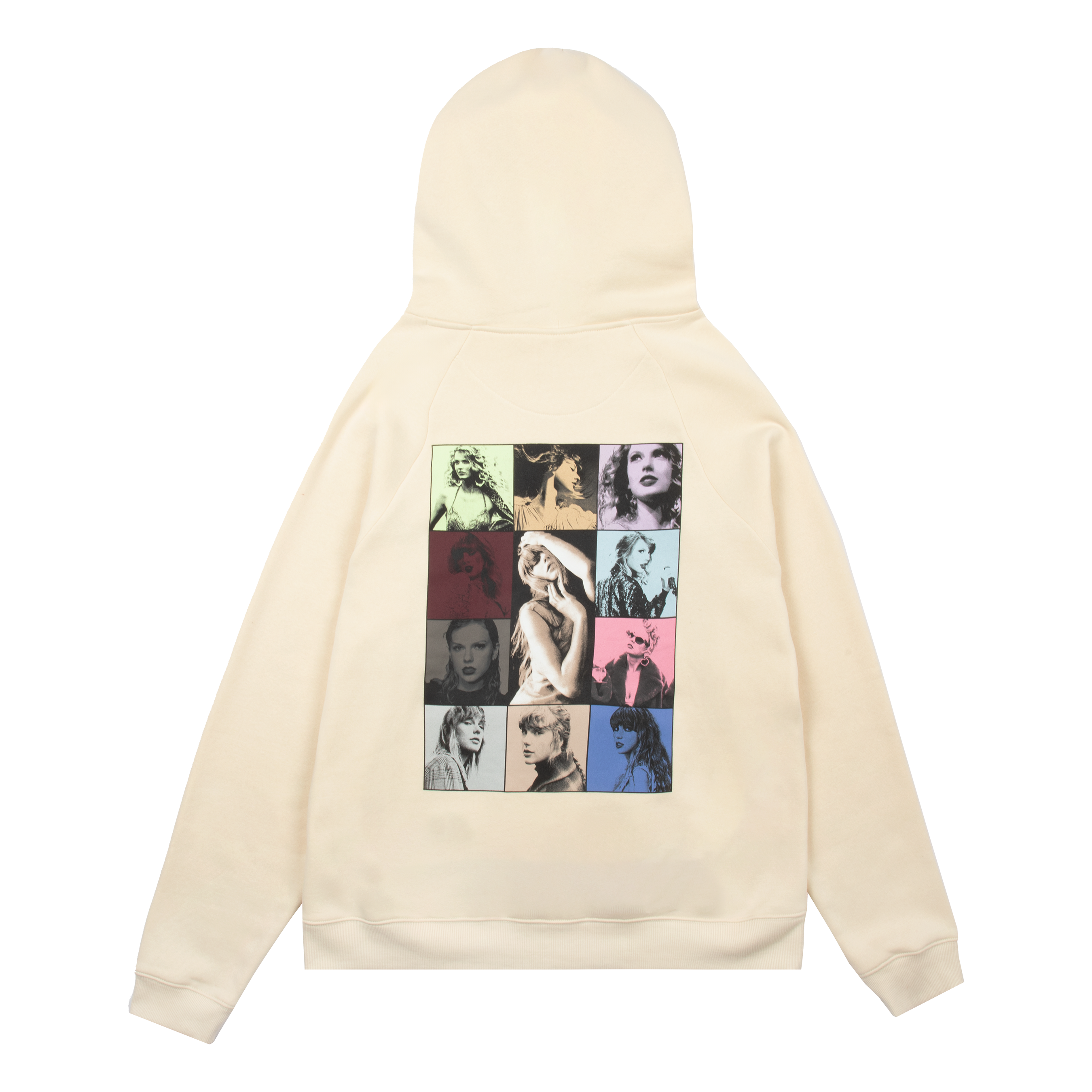 Taylor Swift | The Eras II Tour Beige Hoodie back