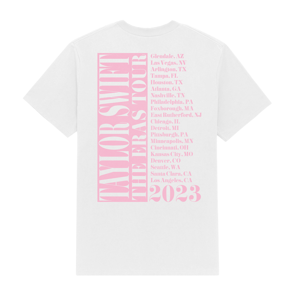 Taylor Swift | The Eras Tour Lover Album T-Shirt Back