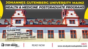 Health & Medicine Postgraduate