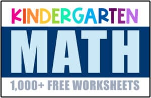 Kindergarten Math Worksheets