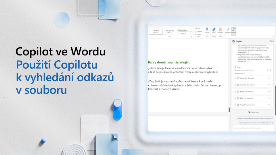 Video: Použití Copilotu k vyhledání odkazů v souboru aplikace Word