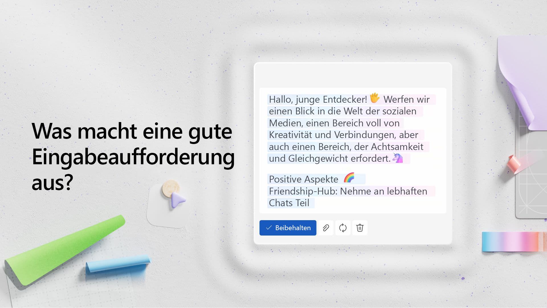 Video: Was macht eine gute Eingabeaufforderung aus?