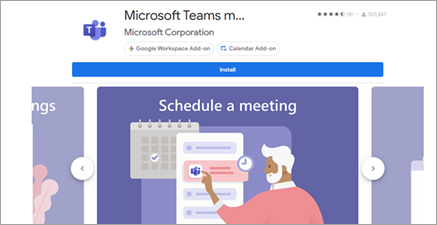 Select Microsoft Teams for G Suite