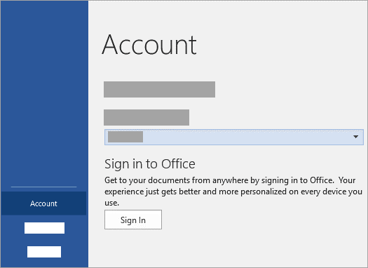 Sign in with your Microsoft Account or Office 365 work or school account.