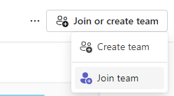 join team