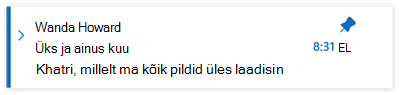 Kinnitatud meilisõnumid uude Outlooki Windowsi versiooni