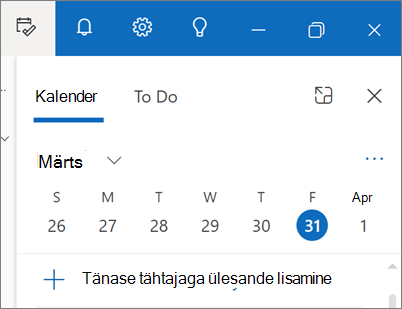 Minu päev uues Outlooki Windowsi versioonis