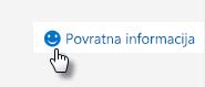 Pošaljite povratne informacije o aplikaciji Delve