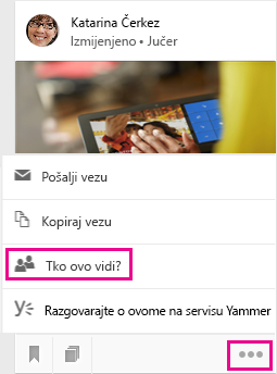 Provjerite tko može vidjeti dokument