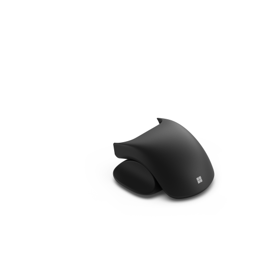 Ekor Microsoft Adaptive Mouse dan dukungan Jempol yang disertakan