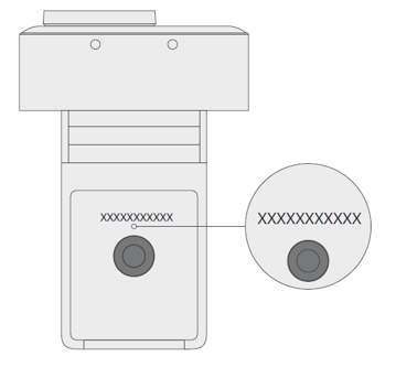 シリアル番号付きの Microsoft Modern Webcam