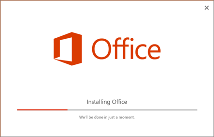 Office Installer izskatās tā, it kā instalētu Office, taču tiek instalēts tikai Skype darbam.