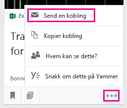 Klikk for å sende kobling via e-post