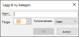 Legg til ny kategori