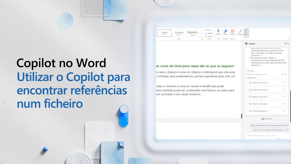 Vídeo: Utilize o Copilot para localizar referências num ficheiro do Word