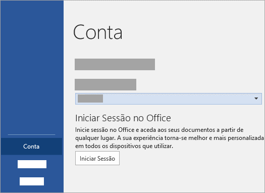 Inicie sessão com a sua conta Microsoft ou do Office 365 escolar ou profissional.