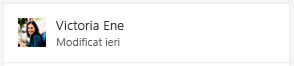 Zona de activitate arată cine a modificat documentul