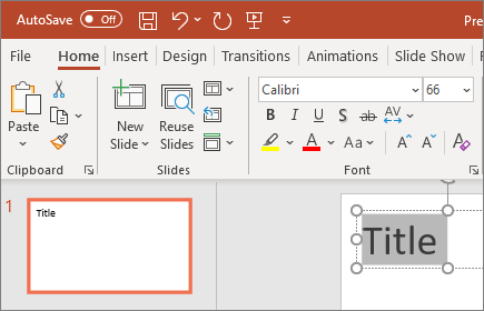 Formatarea textului în PowerPoint